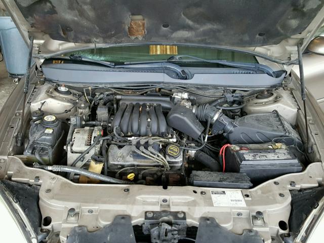 1FAFP55U12A255757 - 2002 FORD TAURUS SES BEIGE photo 7