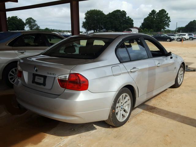 WBAVB17546NK36148 - 2006 BMW 325 I AUTO SILVER photo 4