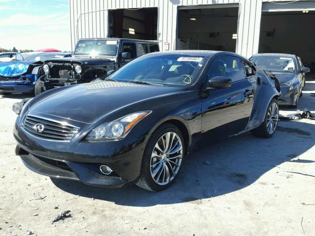 JN1CV6EK8EM110034 - 2014 INFINITI Q60 BLACK photo 2