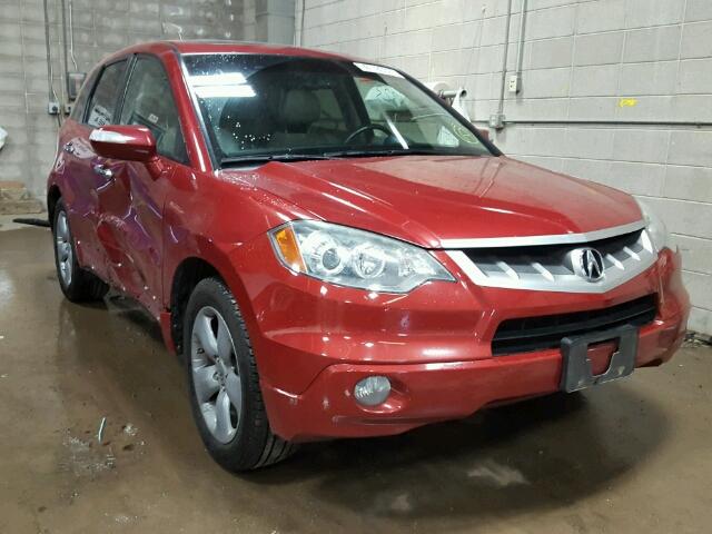 5J8TB18588A019271 - 2008 ACURA RDX RED photo 1