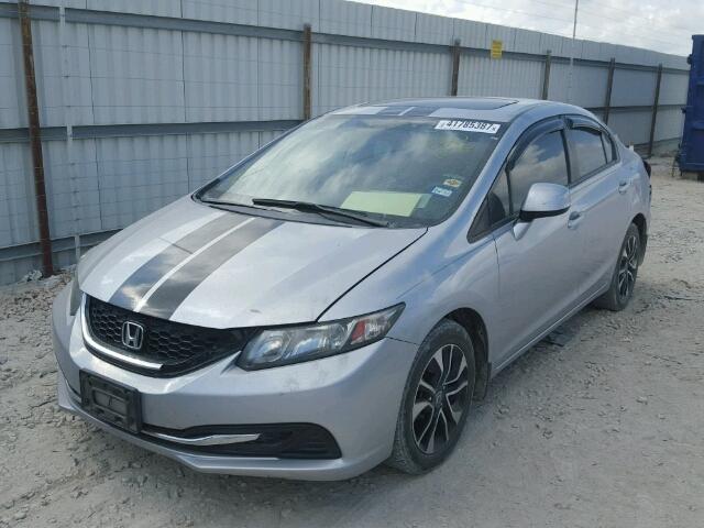 19XFB2F80DE022008 - 2013 HONDA CIVIC EX SILVER photo 2
