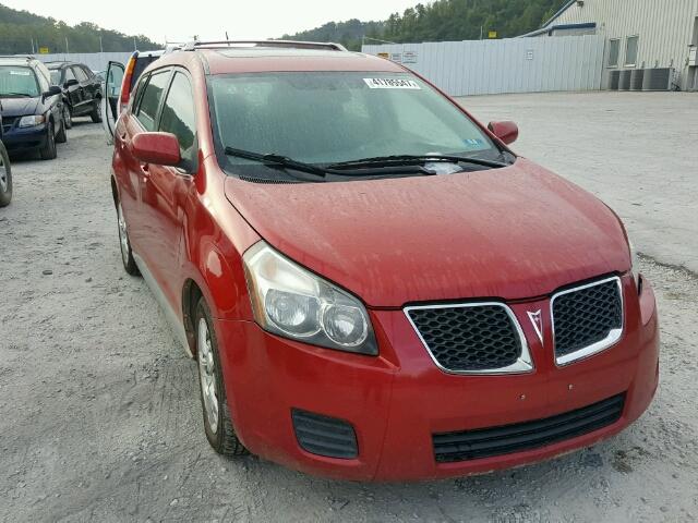 5Y2SM67069Z409408 - 2009 PONTIAC VIBE RED photo 1