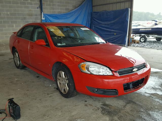 2G1WC57M391131523 - 2009 CHEVROLET IMPALA 2LT RED photo 1