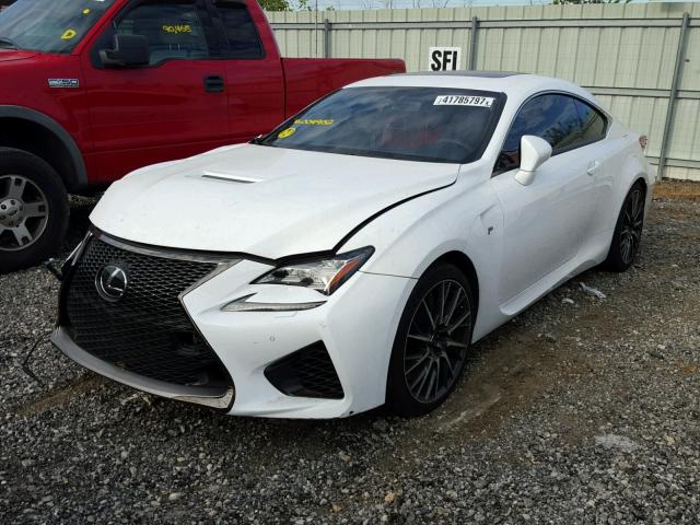 JTHHP5BC1G5004962 - 2016 LEXUS RC-F WHITE photo 2