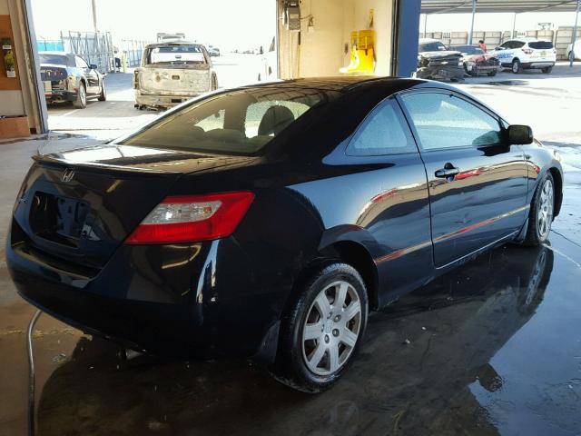 2HGFG12617H511589 - 2007 HONDA CIVIC BLACK photo 4