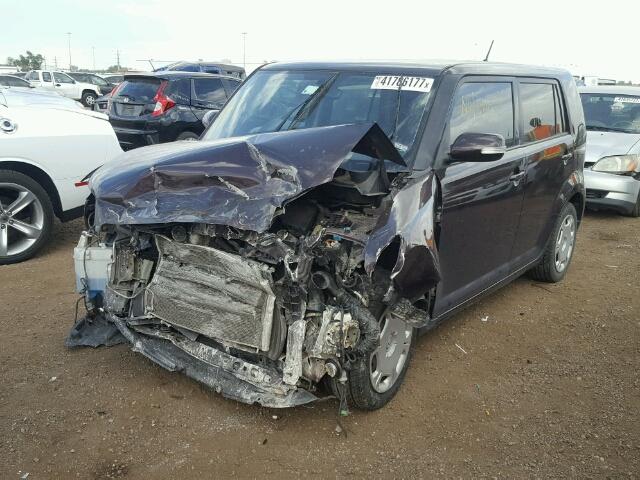 JTLKE50E581038269 - 2008 TOYOTA SCION XB ბურგუნდია ფოტო 2