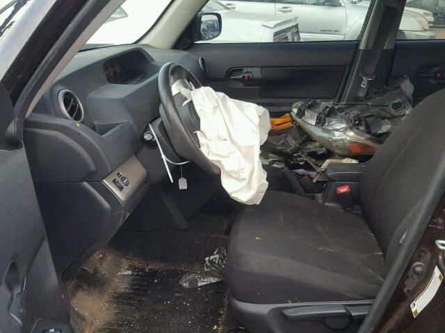 JTLKE50E581038269 - 2008 TOYOTA SCION XB ბურგუნდია ფოტო 5