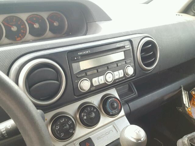 JTLKE50E581038269 - 2008 TOYOTA SCION XB ბურგუნდია ფოტო 9