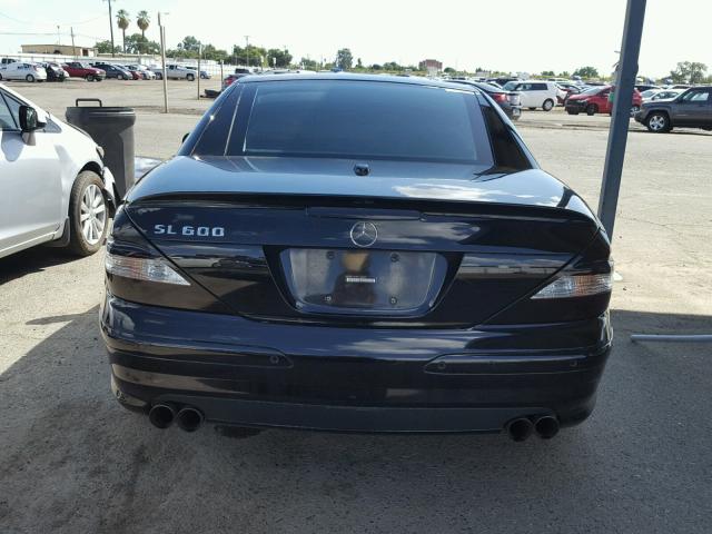 WDBSK77F98F136947 - 2008 MERCEDES-BENZ SL BLACK photo 6