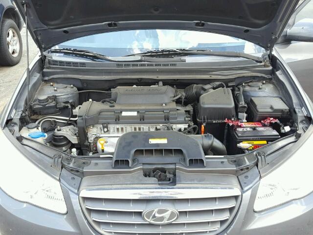 KMHDU46D18U449906 - 2008 HYUNDAI ELANTRA GL GRAY photo 7