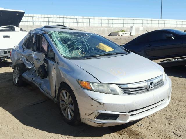 2HGFB2F96CH506004 - 2012 HONDA CIVIC EXL SILVER photo 1