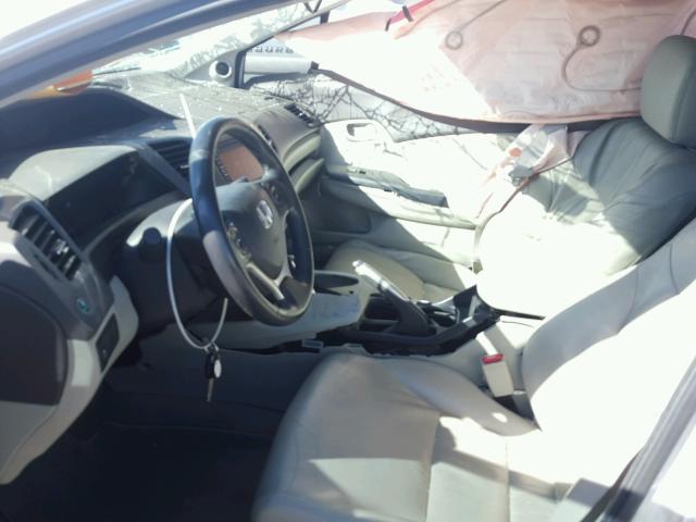 2HGFB2F96CH506004 - 2012 HONDA CIVIC EXL Srebrny zdjęcie 5