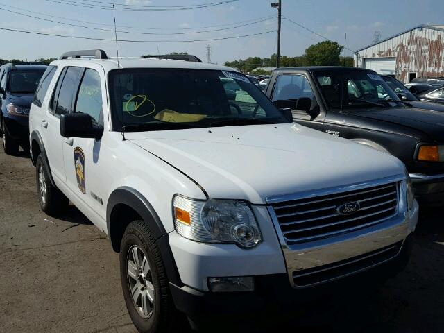 1FMEU63E97UA88209 - 2007 FORD EXPLORER X WHITE photo 1