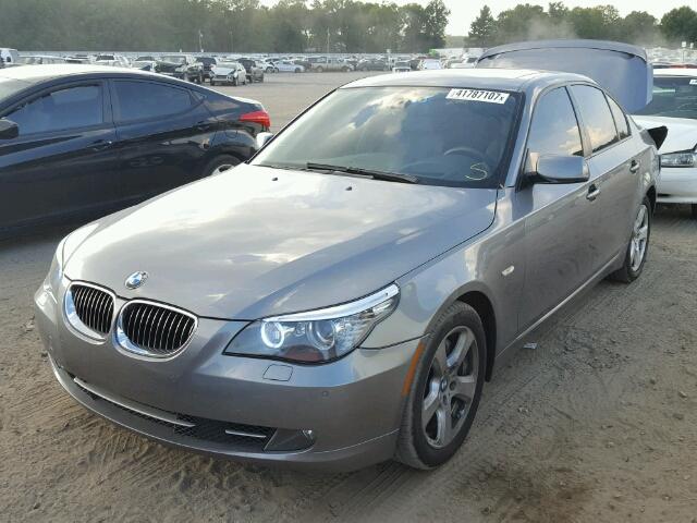 WBANV93528CZ66683 - 2008 BMW 535 XI GRAY photo 2