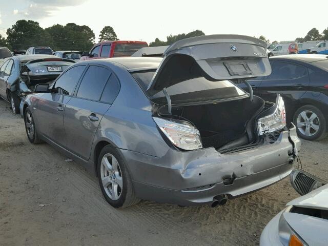 WBANV93528CZ66683 - 2008 BMW 535 XI GRAY photo 3