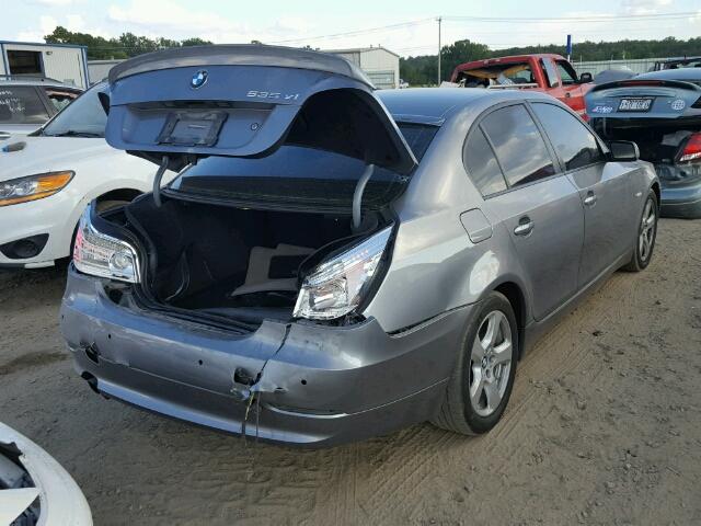 WBANV93528CZ66683 - 2008 BMW 535 XI GRAY photo 4