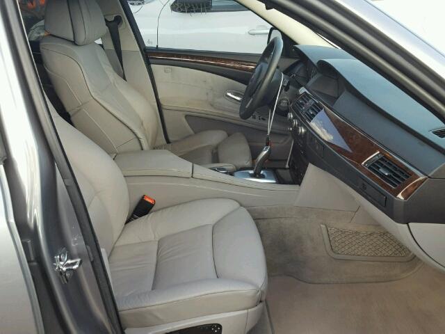 WBANV93528CZ66683 - 2008 BMW 535 XI GRAY photo 5