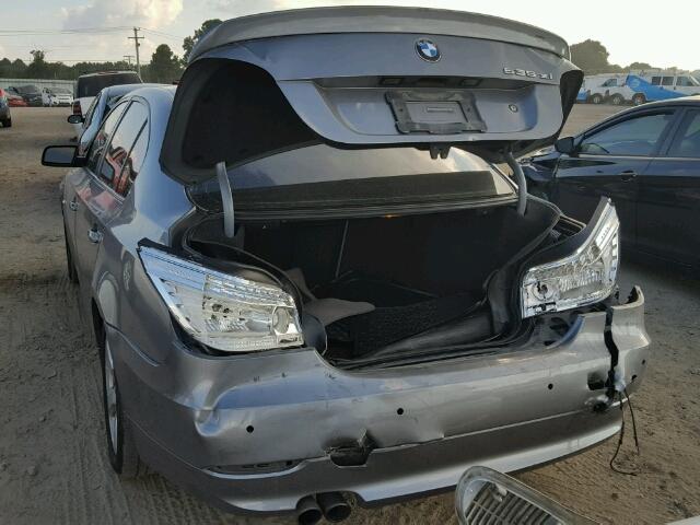 WBANV93528CZ66683 - 2008 BMW 535 XI GRAY photo 9