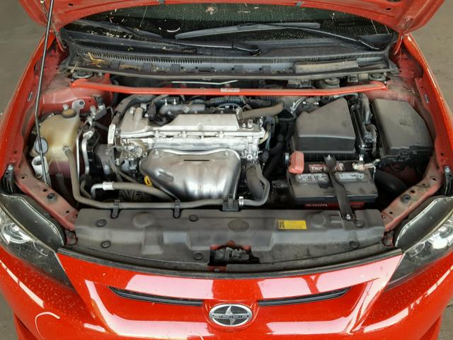 JTKJF5C72D3054390 - 2013 TOYOTA SCION TC 红色 照片 7