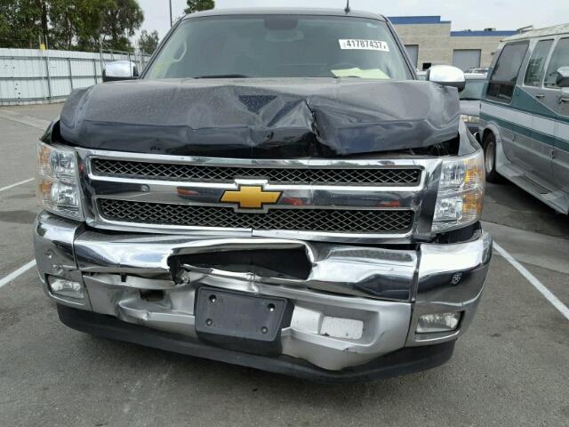 1GCRCSE03DZ193359 - 2013 CHEVROLET SILVERADO BLACK photo 9