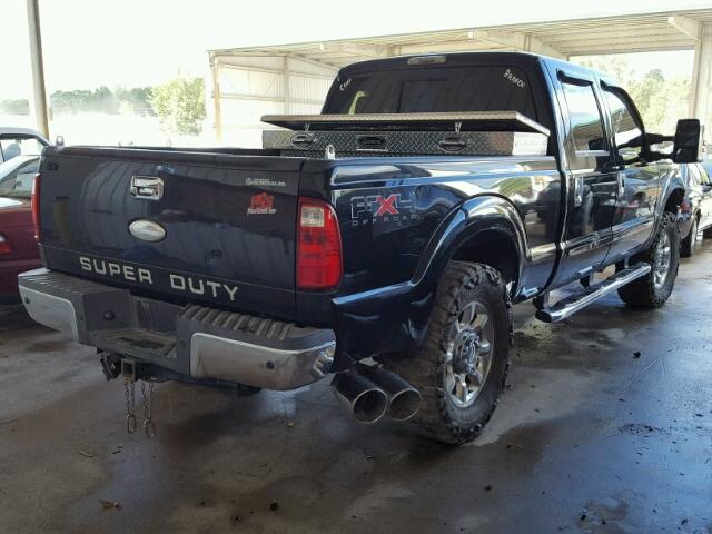 1FT7W2BT5BEC90161 - 2011 FORD F250 BLACK photo 4