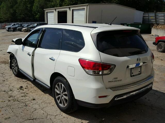 5N1AR2MN2EC646007 - 2014 NISSAN PATHFINDER WHITE photo 3