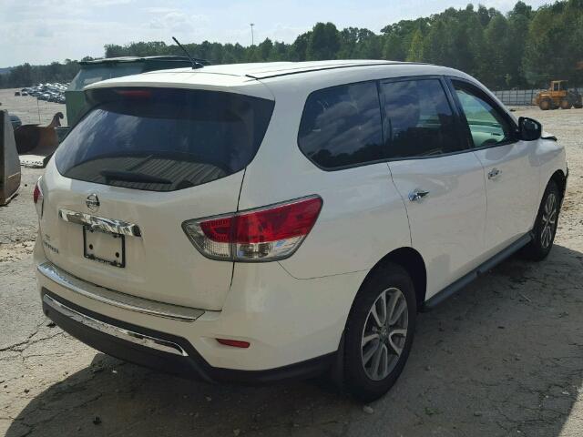 5N1AR2MN2EC646007 - 2014 NISSAN PATHFINDER WHITE photo 4