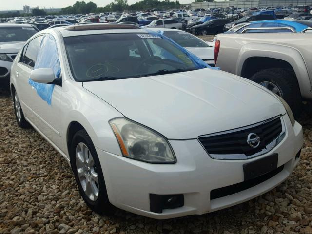 1N4BA41E98C809679 - 2008 NISSAN MAXIMA SE WHITE photo 1