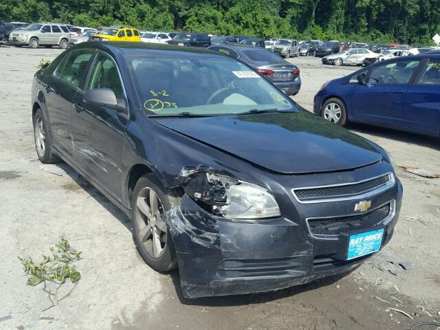 1G1ZA5E05AF105151 - 2010 CHEVROLET MALIBU LS BLACK photo 1