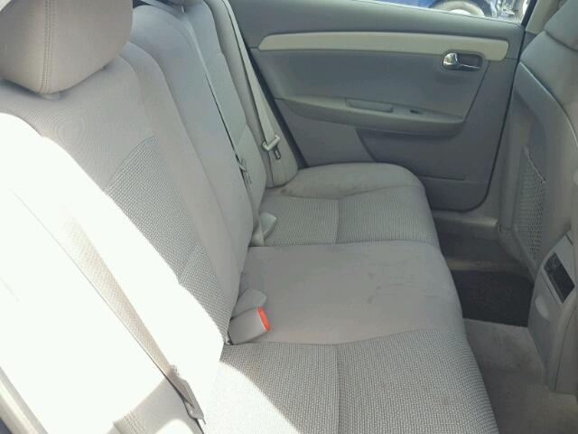 1G1ZA5E05AF105151 - 2010 CHEVROLET MALIBU LS BLACK photo 6