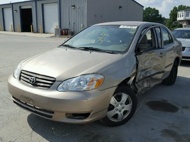 2T1BR32E64C242439 - 2004 TOYOTA COROLLA TAN photo 2