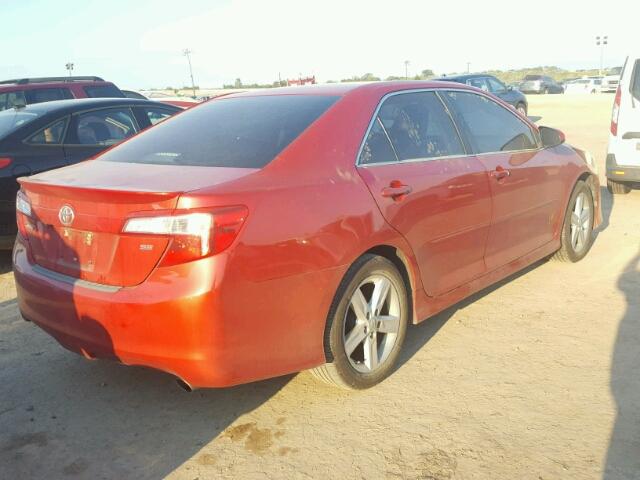 4T1BF1FK1CU627529 - 2012 TOYOTA CAMRY BASE RED photo 3
