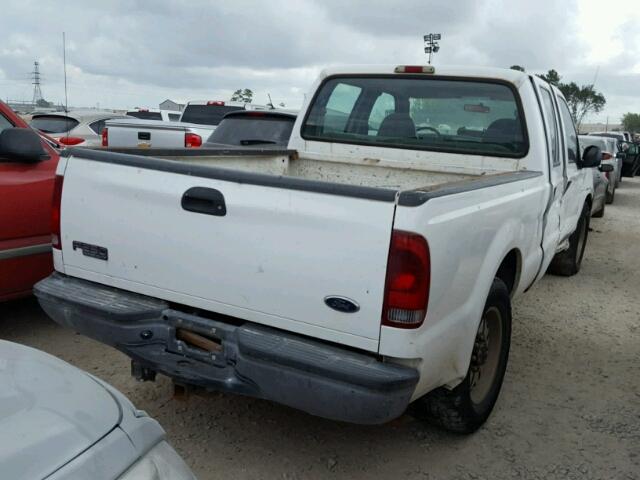 1FTNW20L24EA19538 - 2004 FORD F250 SUPER WHITE photo 4