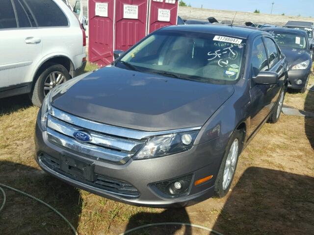 3FAHP0HA6CR376904 - 2012 FORD FUSION GRAY photo 2