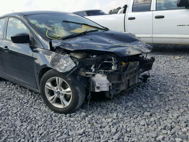 1FAHP3F24CL231517 - 2012 FORD FOCUS SE BLACK photo 9