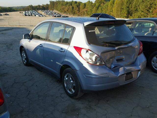 3N1BC13E19L416218 - 2009 NISSAN VERSA BLUE photo 3