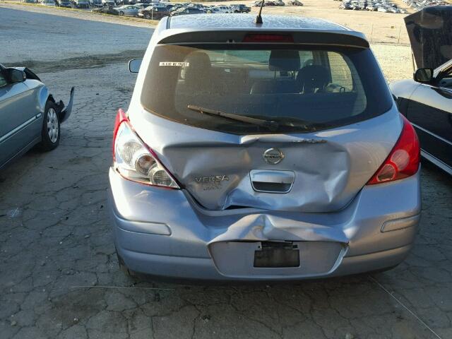 3N1BC13E19L416218 - 2009 NISSAN VERSA BLUE photo 9