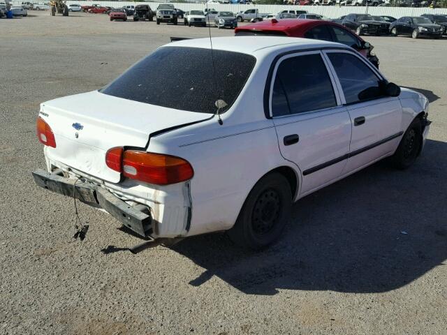 1Y1SK5285YZ434663 - 2000 CHEVROLET GEO PRIZM 白色 照片 4