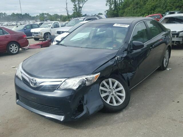 4T4BF1FK7CR239677 - 2012 TOYOTA CAMRY BASE BLACK photo 2