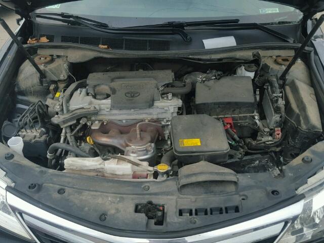 4T4BF1FK7CR239677 - 2012 TOYOTA CAMRY BASE BLACK photo 7