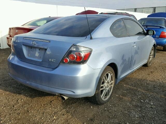 JTKDE167580267314 - 2008 TOYOTA SCION TC BLUE photo 4