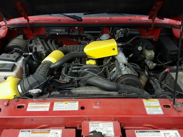 1FTCR10A9VPA38424 - 1997 FORD RANGER RED photo 7