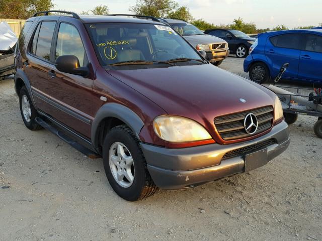 4JGAB54E7WA015224 - 1998 MERCEDES-BENZ ML 320 RED photo 1