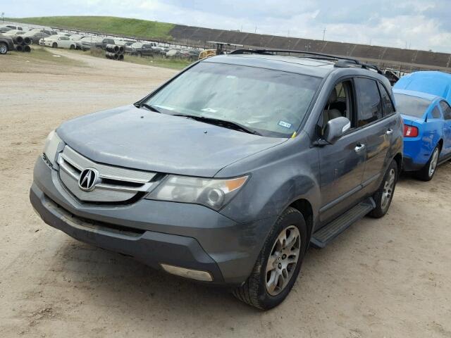 2HNYD28669H513395 - 2009 ACURA MDX GRAY photo 2