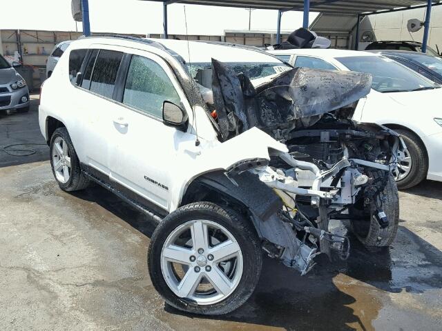 1C4NJCBAXED886967 - 2014 JEEP COMPASS SP WHITE photo 1