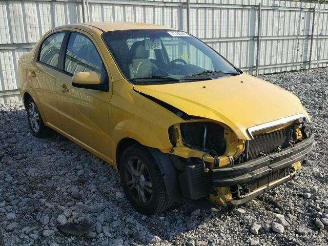 KL1TD5DEXBB118396 - 2011 CHEVROLET AVEO LS YELLOW photo 1