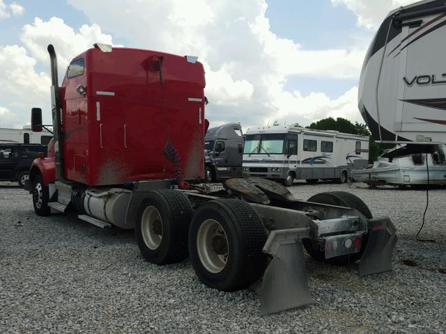 1XKDD49X9DJ35925X - 2013 KENWORTH CONSTRUCTI RED photo 3