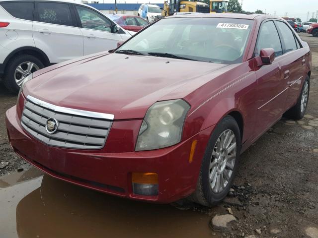 1G6DM577240115293 - 2004 CADILLAC CTS RED photo 2