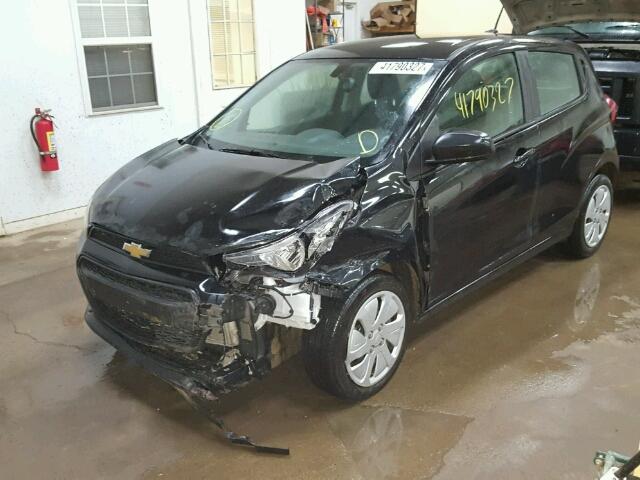 KL8CA6SA5HC742139 - 2017 CHEVROLET SPARK BLACK photo 2