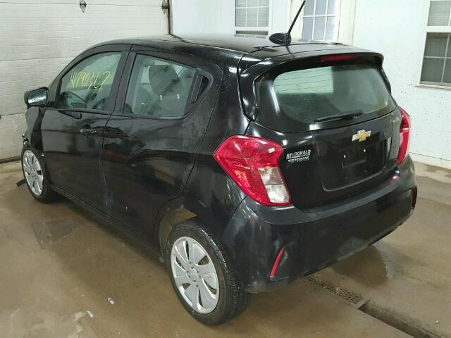 KL8CA6SA5HC742139 - 2017 CHEVROLET SPARK BLACK photo 3